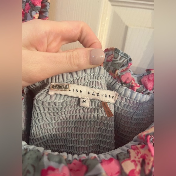 English Factory Cottagecore Floral Dress Size Medium - Picture 4 of 4